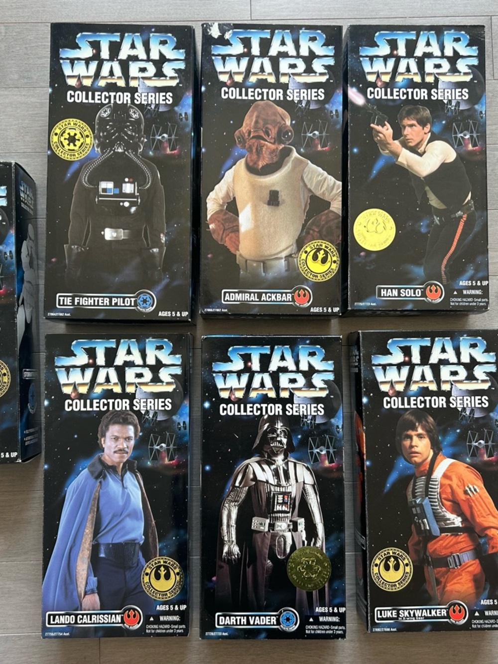 Lot Of 1996 Kenner Stars Wars Collector Series Action Figures
